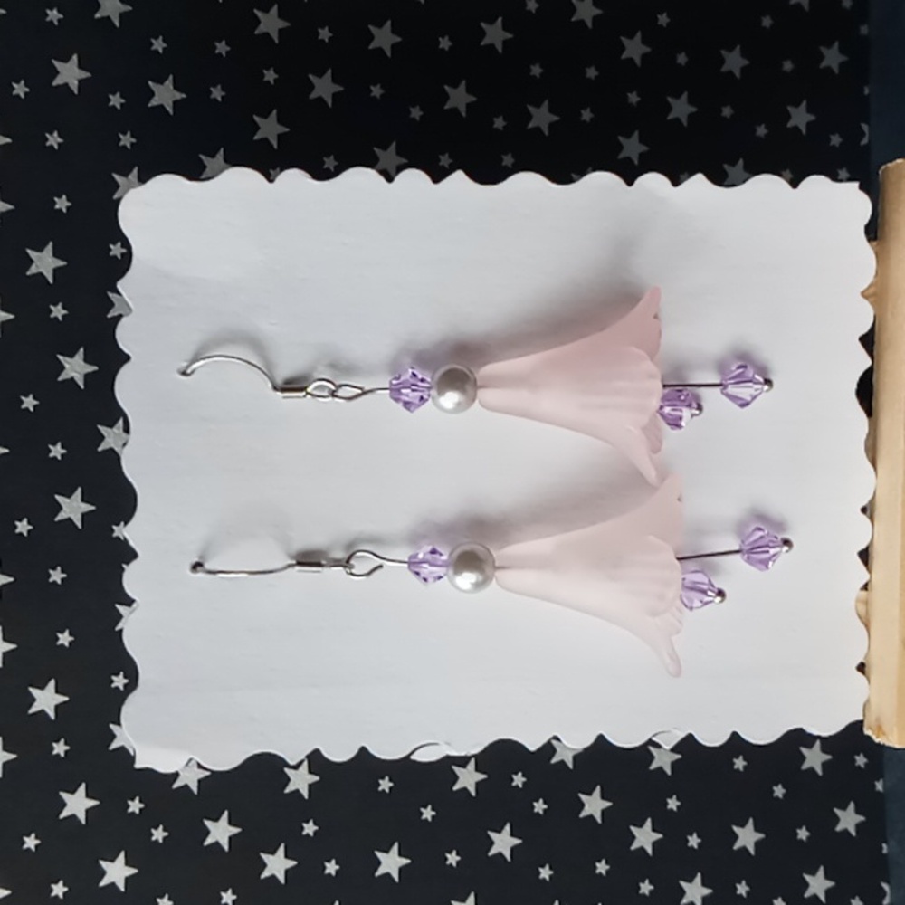 "Pink Bloom" Earrings
